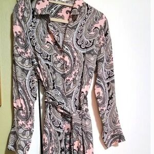 MICHAEL Michael Kors shirt dress 100% silk
MICHAEL Michael Kors size 6 NWOT